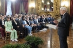Il Presidente Mattarella alla Cerimonia di consegna degli Attestati d’Onore ai nuovi Alfieri della Repubblica