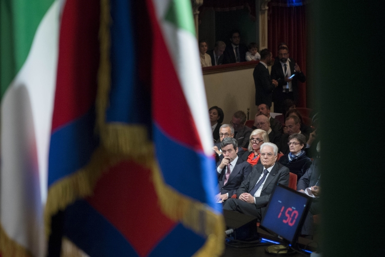 Il Presidente Sergio Mattarella in occasione dell’inaugurazione del 33° Congresso Nazionale 