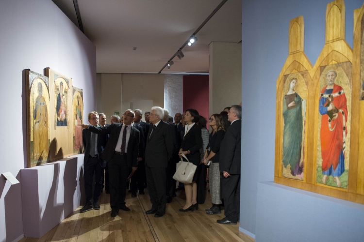 Il Presidente della Repubblica Sergio Mattarella visita la Mostra 