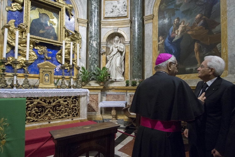 Il Presidente della Repubblica Sergio Mattarella visita il Duomo 