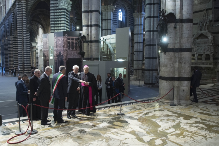 Il Presidente della Repubblica Sergio Mattarella visita il Duomo 