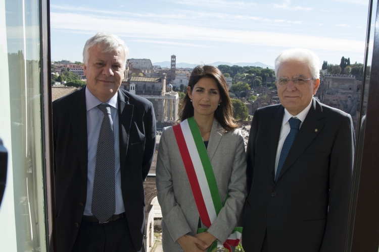 Il Presidente Sergio Mattarella occasione della cerimonia di chiusura del Summit 