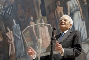 Il Presidente Sergio Mattarella nel corso  della XI edizione della Giornata del Laureato: premiazione Laureati Eccellenti
