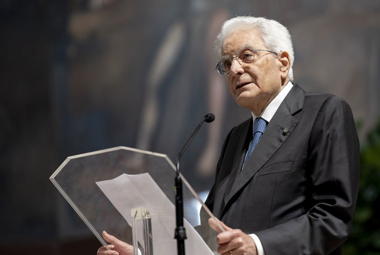 Il Presidente Sergio Mattarella nel corso  della XI edizione della Giornata del Laureato: premiazione Laureati Eccellenti
