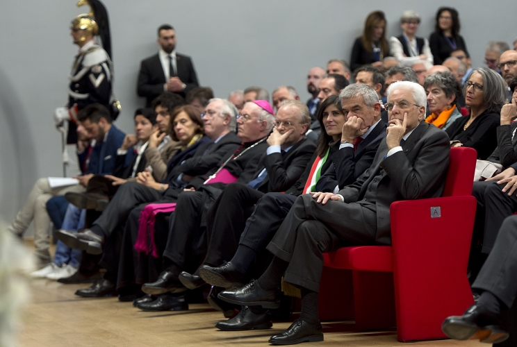 Il Presidente Sergio Mattarella alla cerimonia di inaugurazione dell'anno accademico 