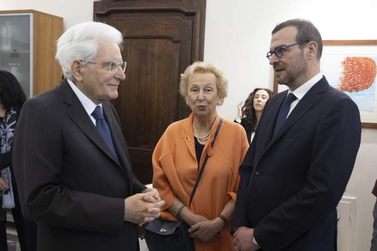 Il Presidente della Repubblica Sergio Mattarella visita la sede della Fondazione Giovanni Goria

