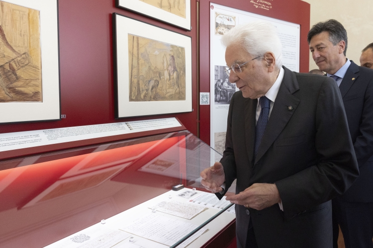 Il Presidente della Repubblica Sergio Mattarella visita Palazzo Alfieri
