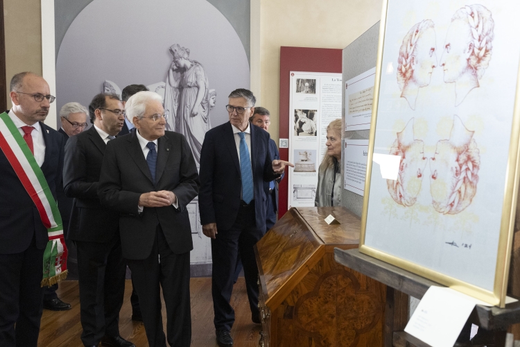Il Presidente della Repubblica Sergio Mattarella visita Palazzo Alfieri

