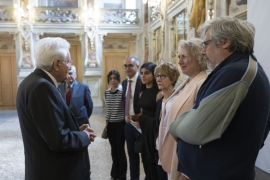 Il Presidente della Repubblica Sergio Mattarella al teatro Grande incontra i familiari delle vittime della strage di Piazza della Loggia
