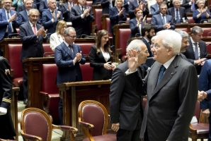 Il Presidente Sergio Mattarella in occasione della cerimonia commemorativa del centesimo anniversario della morte di Giacomo Matteotti