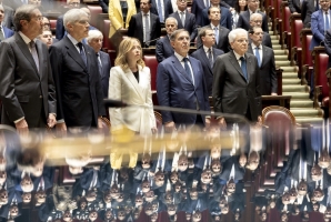 Il Presidente Sergio Mattarella in occasione della cerimonia commemorativa del centesimo anniversario della morte di Giacomo Matteotti