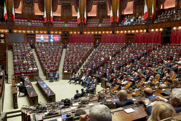 Il Presidente Sergio Mattarella in occasione della cerimonia commemorativa del centesimo anniversario della morte di Giacomo Matteotti