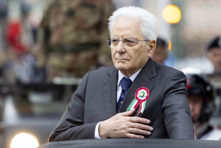 Il Presidente Sergio Mattarella alla Rivista Militare in occasione del 78° anniversario della Repubblica Italiana
