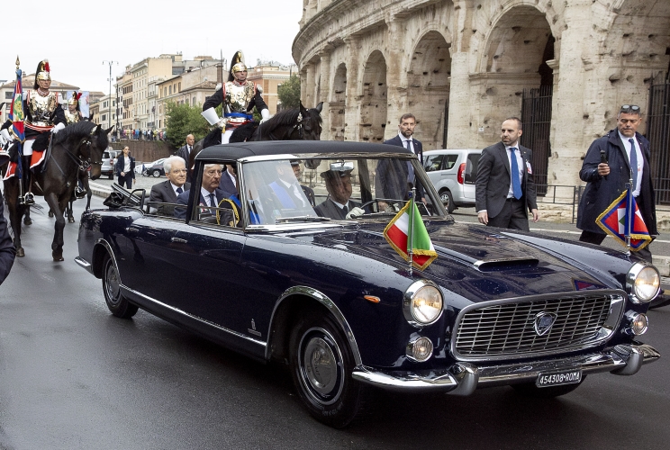 Il Presidente Sergio Mattarella alla Rivista Militare in occasione del 78° anniversario della Repubblica Italiana