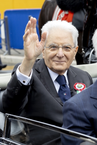 Il Presidente Sergio Mattarella alla Rivista Militare in occasione del 78° anniversario della Repubblica Italiana