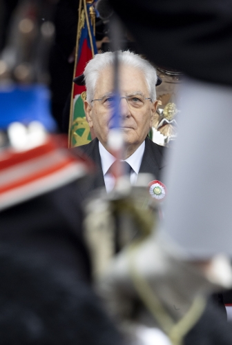 Il Presidente Sergio Mattarella alla Rivista Militare in occasione del 78° anniversario della Repubblica Italiana