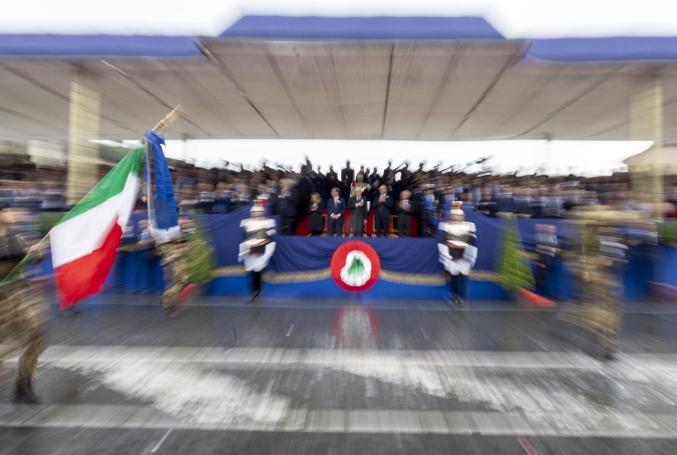 Il Presidente Sergio Mattarella alla Rivista Militare in occasione del 78° anniversario della Repubblica Italiana