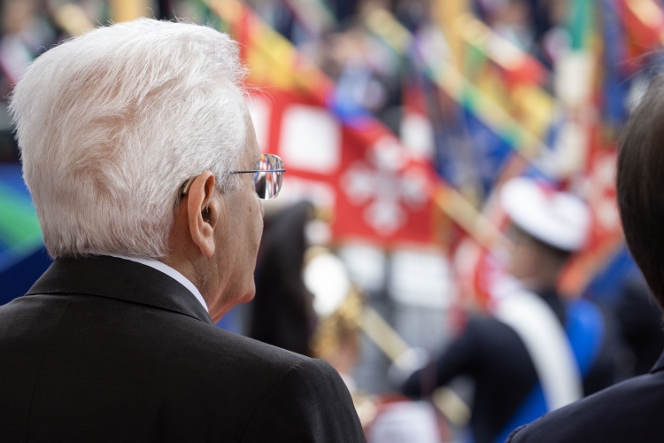 Il Presidente Sergio Mattarella alla Rivista Militare in occasione del 78° anniversario della Repubblica Italiana
