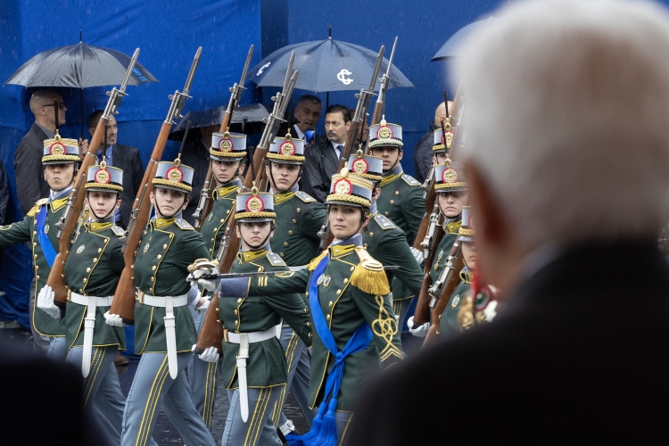 Il Presidente Sergio Mattarella alla Rivista Militare in occasione del 78° anniversario della Repubblica Italiana
