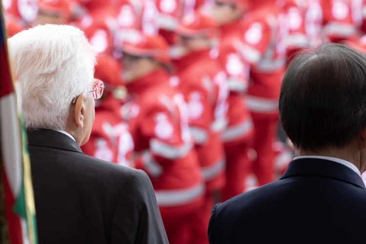 Il Presidente Sergio Mattarella alla Rivista Militare in occasione del 78° anniversario della Repubblica Italiana
