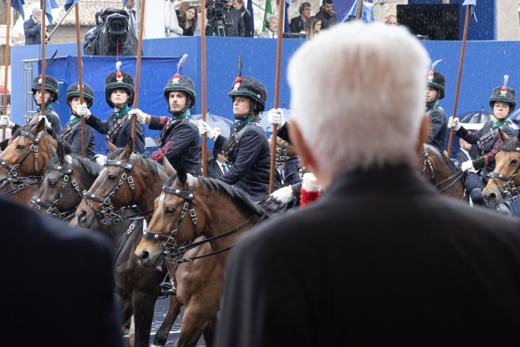 Il Presidente Sergio Mattarella alla Rivista Militare in occasione del 78° anniversario della Repubblica Italiana
