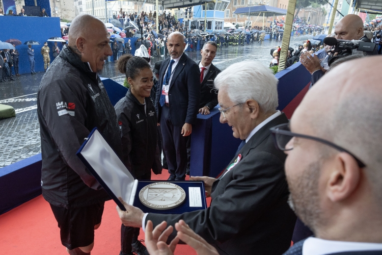 Il Presidente Sergio Mattarella alla Rivista Militare in occasione del 78° anniversario della Repubblica Italiana
