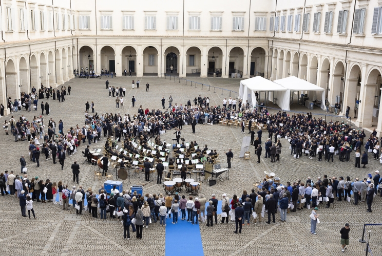 I Giardini del Palazzo del Quirinale in occasione dell’apertura alle categorie fragili per la Festa nazionale della Repubblica