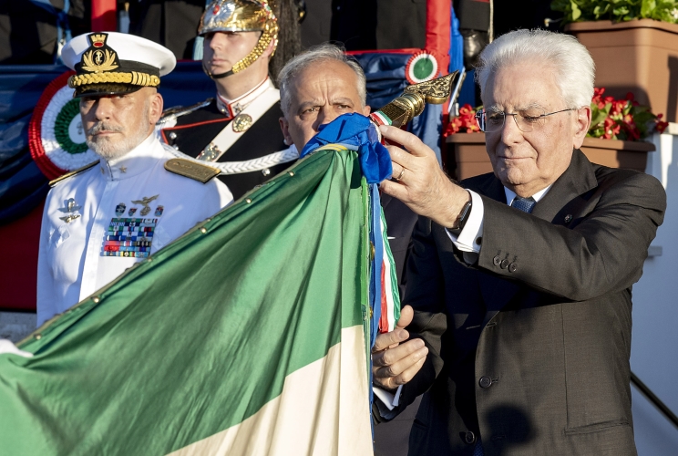 Il Presidente Sergio Mattarella alla celebrazione del 210° anniversario di fondazione dell'Arma dei Carabinieri
