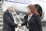 Il Presidente Mattarella arriva all’aeroporto di Caen per la partecipazione alle celebrazioni per l’80° anniversario dello sbarco in Normandia