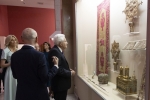 Mattarella all'inaugurazione della mostra Ileana Sonnabend & Arte Povera
