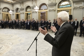Il Presidente Mattarella incontra la comunità italiana in Romania