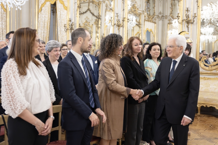 Il Presidente Sergio Mattarella incontra i Dirigenti del Ministero della cultura vincitori del corso-concorso di formazione dirigenziale
