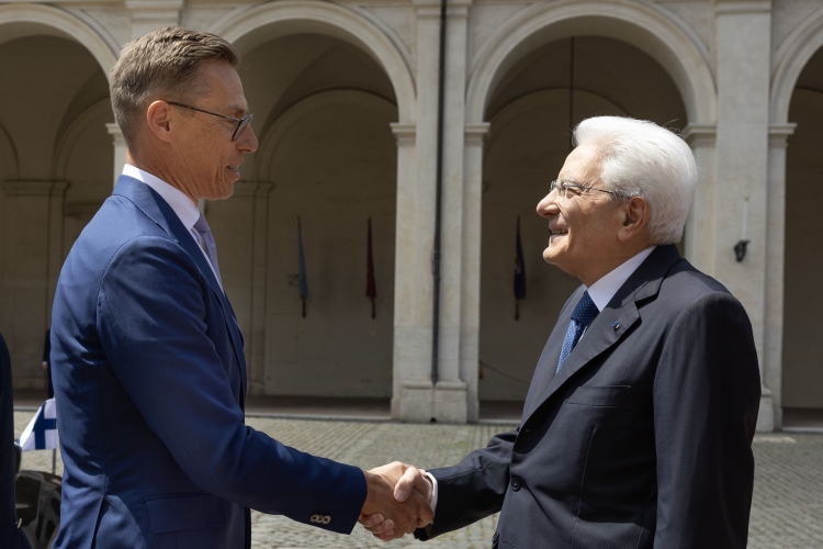 Il Presidente della Repubblica Sergio Mattarella incontra Alexander Stubb,Presidente della Repubblica di Finlandia, in visita ufficiale  
