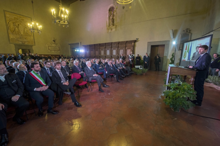 Il Presidente Sergio Mattarella al Palazzo Comunale 