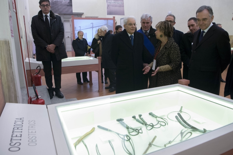 Il Presidente Sergio Mattarella visita il Museo dello Spedale del Ceppo