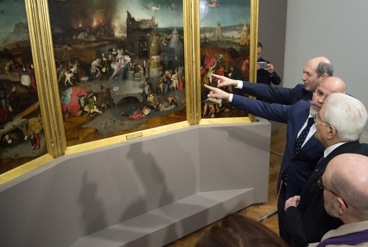 Il Presidente Sergio Mattarella visita il Museu Nacional de Arte Antiga