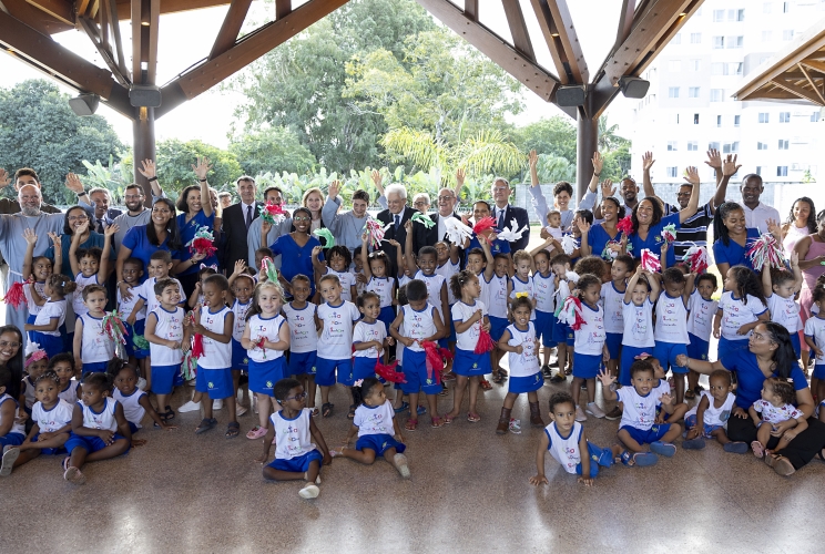 Salvador -  Il Presidente della Repubblica Sergio Mattarella in visita alla Comunità Francesca Betania.