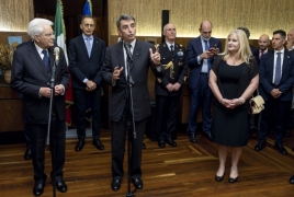 Il Presidente Sergio Mattarella in occasione dell'incontro con la collettività italiana a Salvador