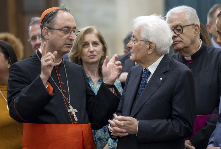 Il Presidente Sergio Mattarella visita la Cattedrale di Salvador
