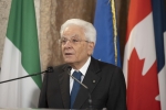 Mattarella alla cerimonia di apertura della XXII riunione dei Presidenti delle Camere Basse dei Paesi membri del G7