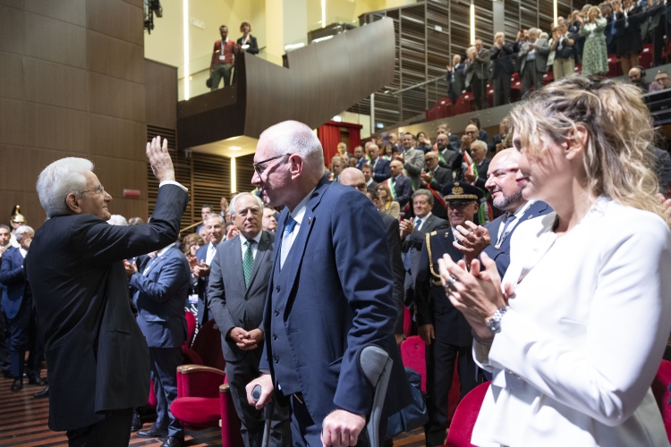 Il Presidente della Repubblica Sergio Mattarella in occasione dell’80° anniversario della resistenza, della liberazione e dell’autonomia della Valle d’Aosta
