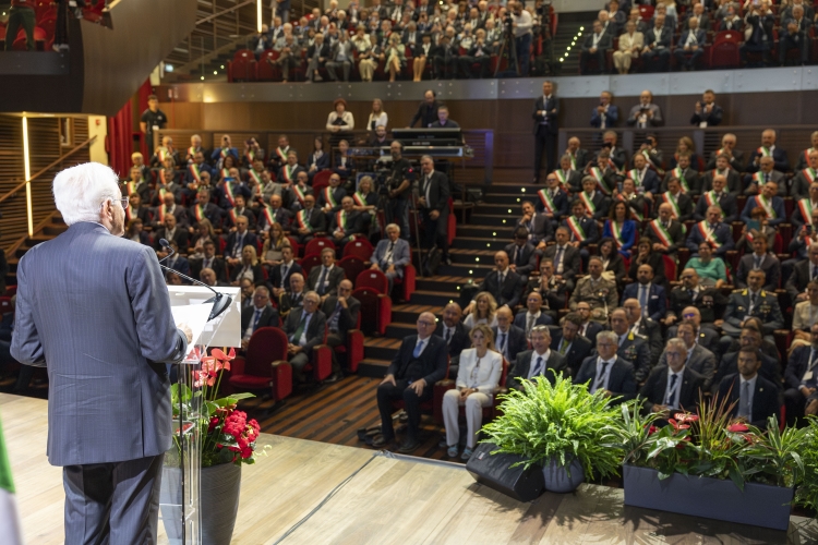 Il Presidente della Repubblica Sergio Mattarella in occasione dell’80° anniversario della resistenza, della liberazione e dell’autonomia della Valle d’Aosta
