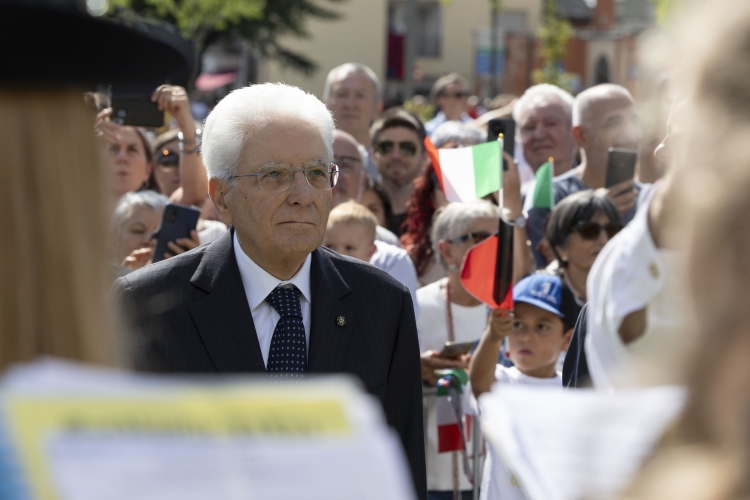 Il Presidente della Repubblica Sergio Mattarella in occasione dell’80° anniversario della resistenza, della liberazione e dell’autonomia della Valle d’Aosta
