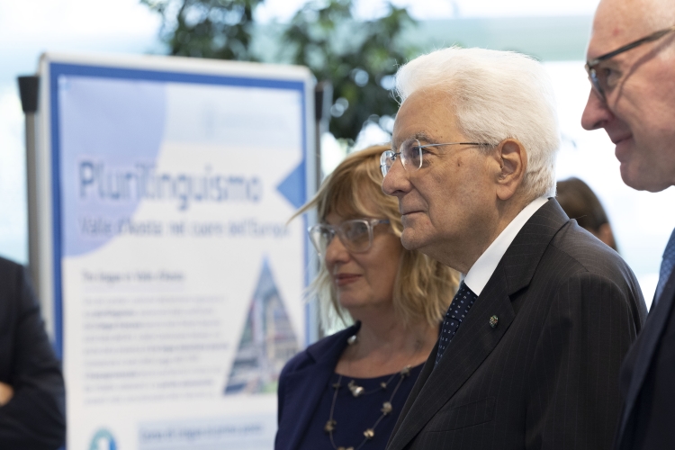 Il Presidente della Repubblica Sergio Mattarella all’Università della Valle d’Aosta

