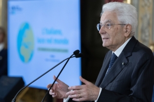 Il Presidente Mattarella incontra la Società Dante Alighieri