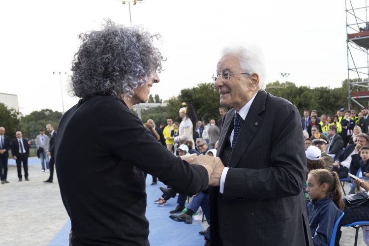 Il Presidente della Repubblica, Sergio Mattarella, in occasione della cerimonia di inaugurazione dell’anno scolastico 2024/2025.
