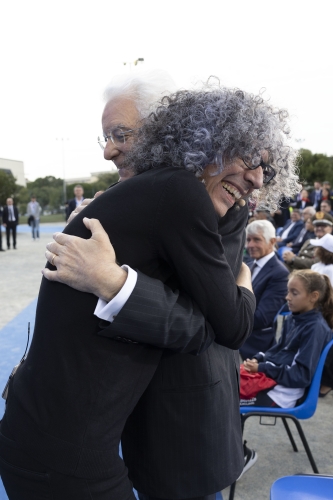 Il Presidente della Repubblica, Sergio Mattarella, in occasione della cerimonia di inaugurazione dell’anno scolastico 2024/2025.