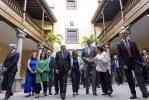 Il Presidente Mattarella visita il centro storico di Las Palmas