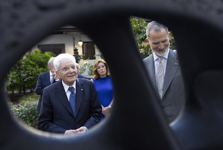 Il Presidente della Repubblica Sergio Mattarella accompagnato da S.M. il Re di Spagna Felipe VI, visita la città di Las Palmas, in occasione della partecipazione al XVII simposio Cotec Europa