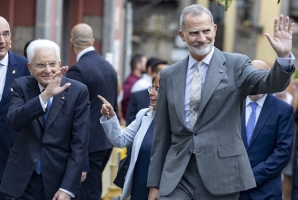 Il Presidente della Repubblica Sergio Mattarella accompagnato da S.M. il Re di Spagna Felipe VI, visita la città di Las Palmas, in occasione della partecipazione al XVII simposio Cotec Europa